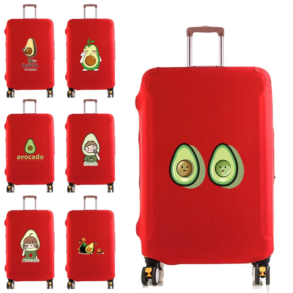 Luggage Suitcase Cover Protector Elastic Dust Case18-28 Inch Travel Protective Cover Case Travel Accessories Avocado Print