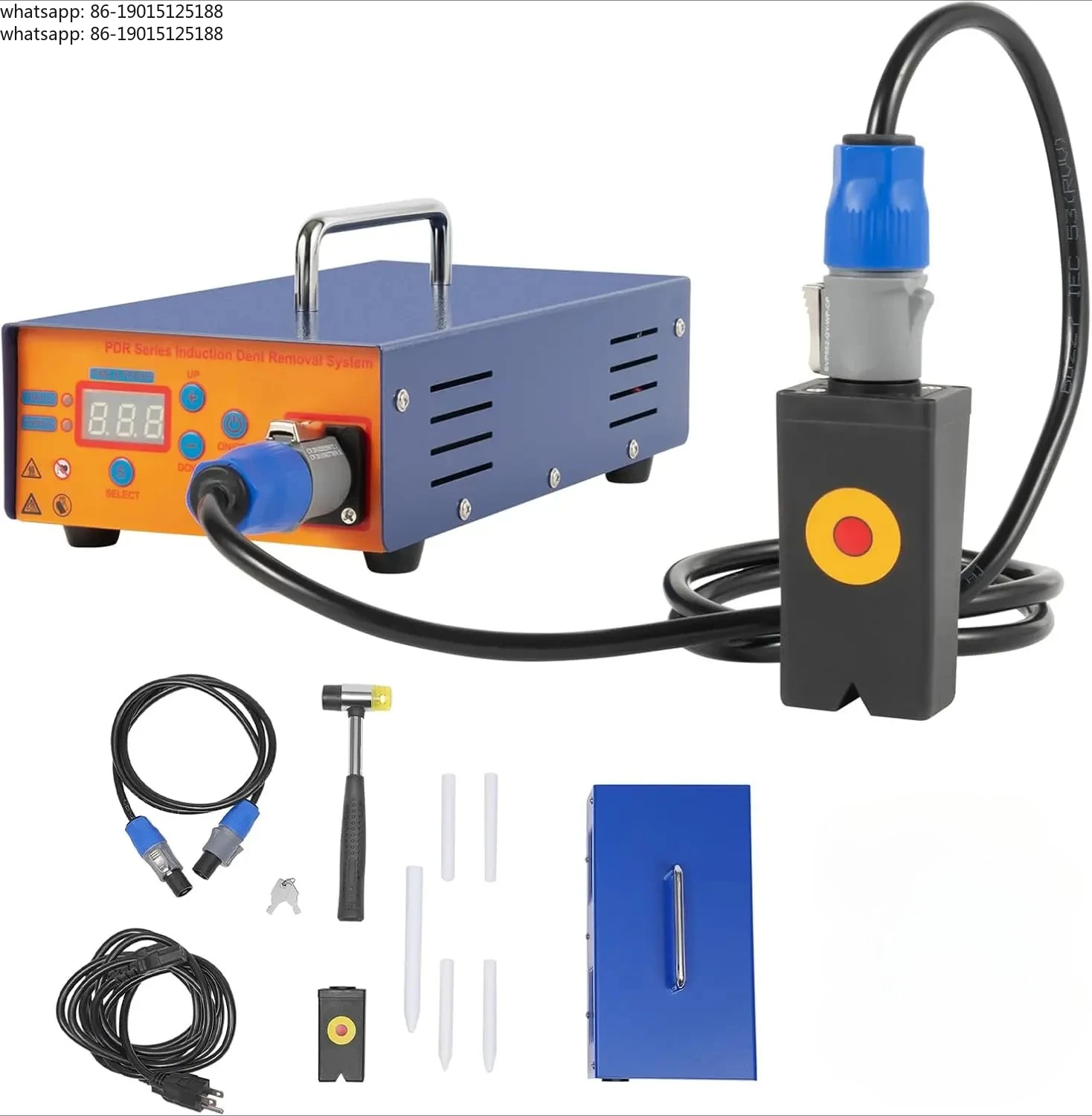 

Индукционный нагреватель 1380 Вт Smart Inductor Heater Magnetic Induction Pro PDR с цифровым дисплеем, инструмент для удаления вмятин для автосервисов