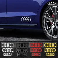 For Audi A3 A4 B8 8P 8V B6 A5 A6 C7 Q5 B9 B7 C6 A1 Q7 Q3 TT Car Reflective Body Window Trunk Decoration Stickers Car Accessories