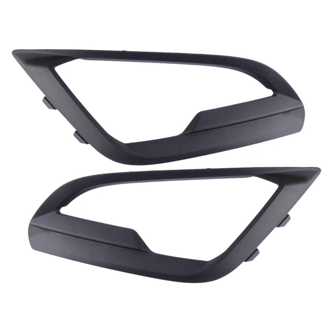 

Black ABS Plastic Car Front Left & Right Bumper Fog Light Cover Lamp Frame Bezel Fit for Ford EcoSport 2018 2019 2020 2021