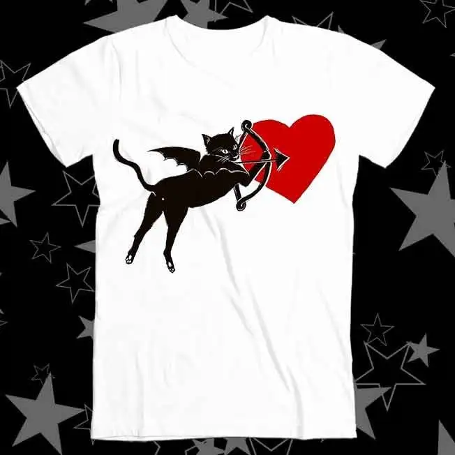 Valentine Bat Cat Eros Ancient Greek God of Love Best Seller Top T Shirt 611