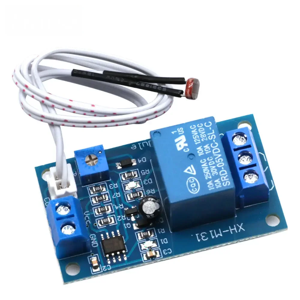 XH-M131 photoresistor module brightness automatic control module 5V12V 24V light control relay light switch