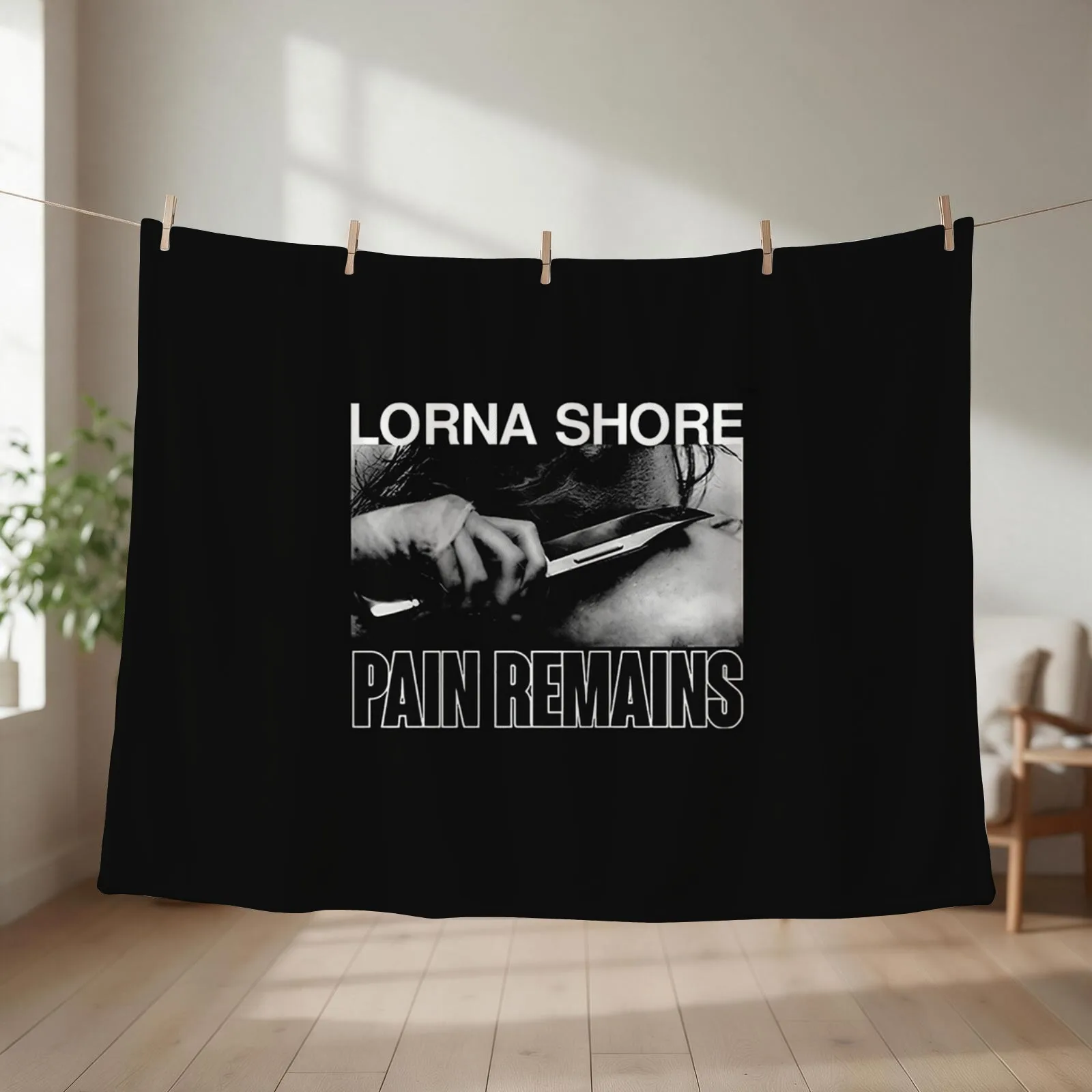 Lorna Shore Throw Blanket couch cozy soft plush fuzzy picnic outdoor blanket