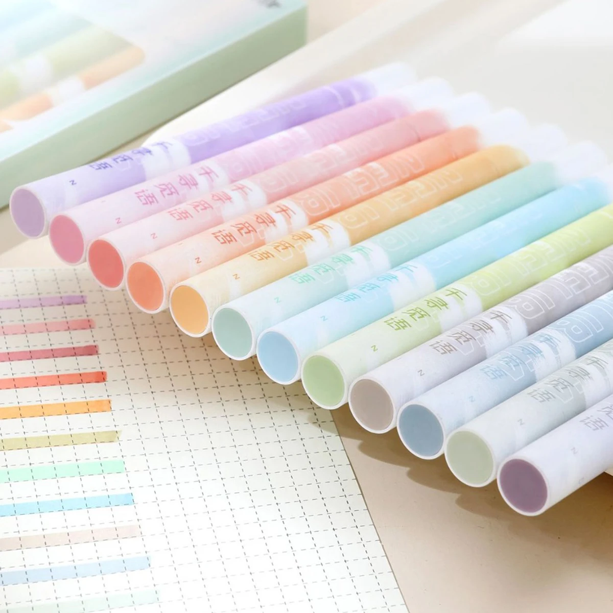 

4 шт./компл. кавайные маркеры, ручка для рисования, подходящая для школьной книги, маркировки, рисования, расписные канцелярские принадлежности своими руками