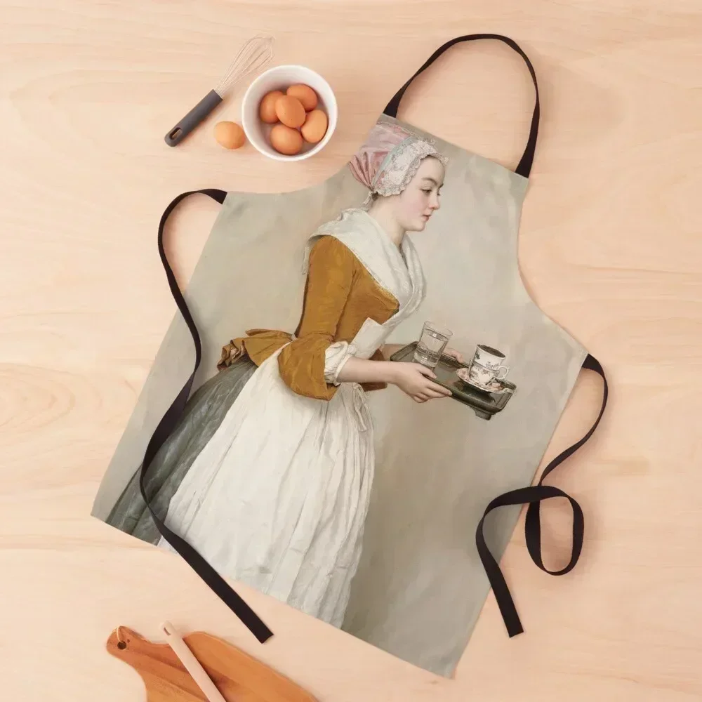 

Jean-Etienne Liotard - The Chocolate Girl Apron Home Supplies For Kitchen Women Chef Uniform For Men Apron