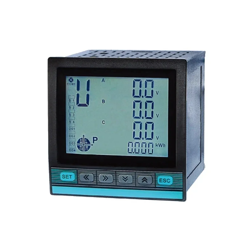 DW9T Series TFT 3 Phase  Digital Multi-function Kwh Power Meter with RS485factory outlet