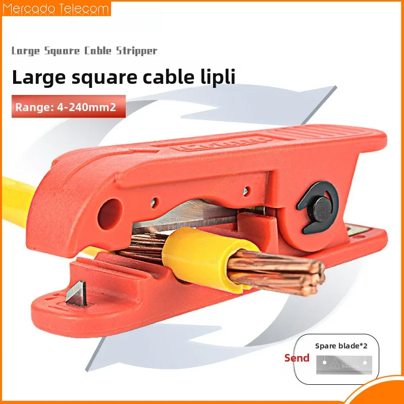 ICP-240 Round Cable Stripper Fast and Precise Round Cable Slitter Wire Stripping Pliers Electrician Pliers Wire Strippers Tools