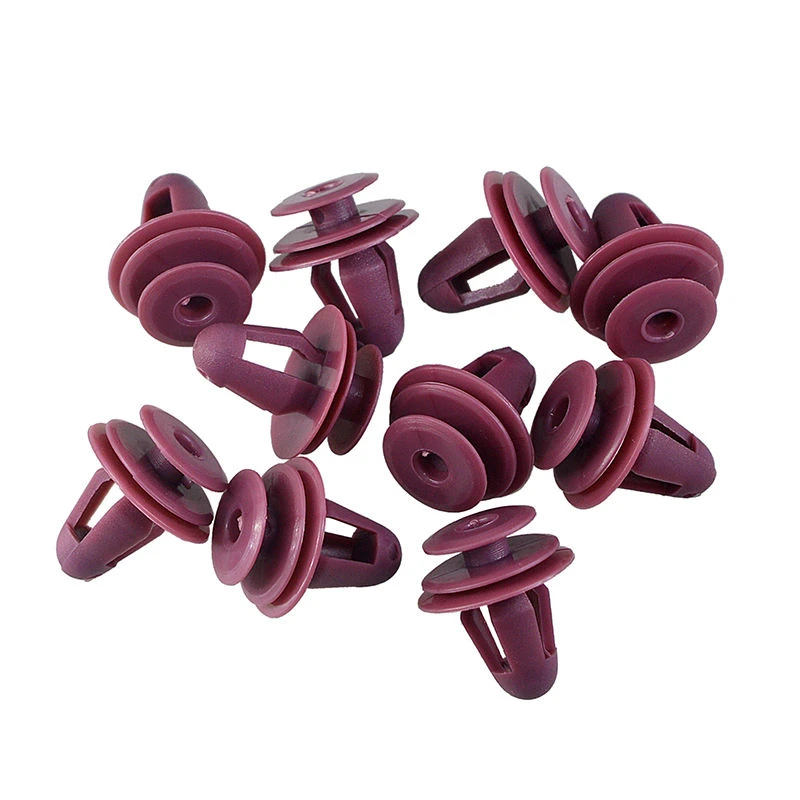 20Pcs For 9.5mm Hole OE: 67771-12050 Auto Door Trim Panel Retainer Fastener Clips Plastic Car Fender Wheel Eyebrow Clip D42