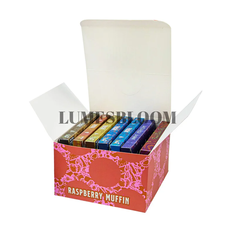 Hologramiz Paper Packaging Empty Chocolate Bar Polkadot Cartboard Sticker Plastic Storage Bag with Display Boxes Oneup Customize