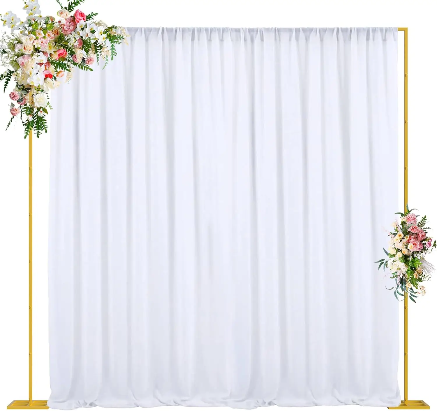 

Heavy Duty Adjustable Backdrop Stand Kit for Wedding Party Photography Photo Booth Background Decoration