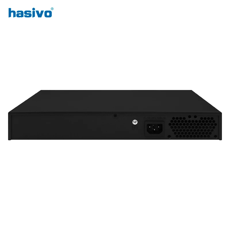 Hasivo Web Managed Gigabit PoE or Without PoE Ethernet Switch 8 Gigabit RJ45 Plus 10gbps RJ45 Uplink  Network Switch