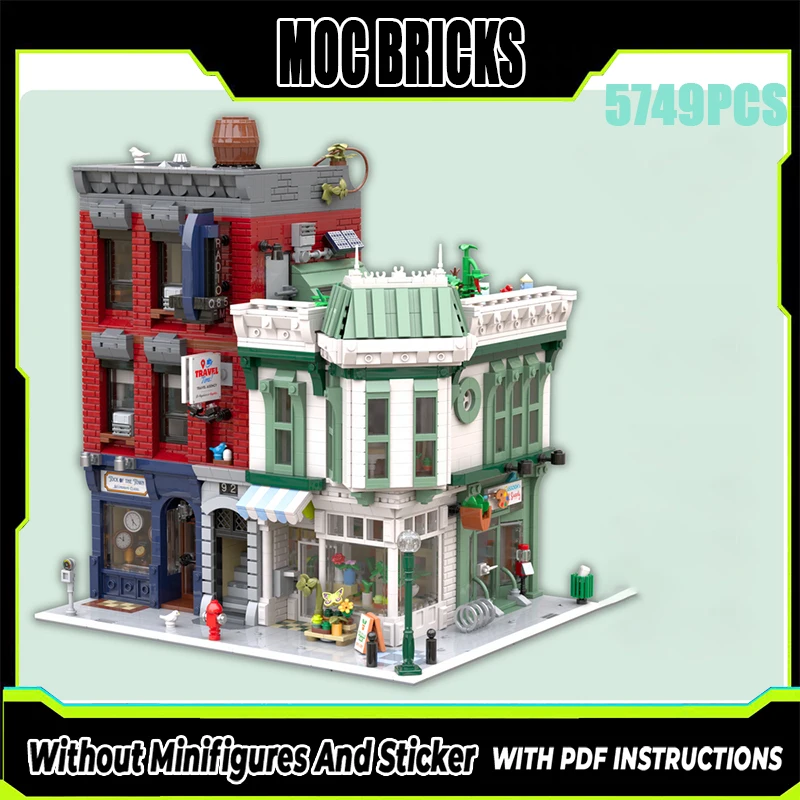 

Изысканные новые строительные блоки MOC, архитектурные модели, часы, углы магазина, модульные детские игрушки, подарки, наборы сборки своими руками.