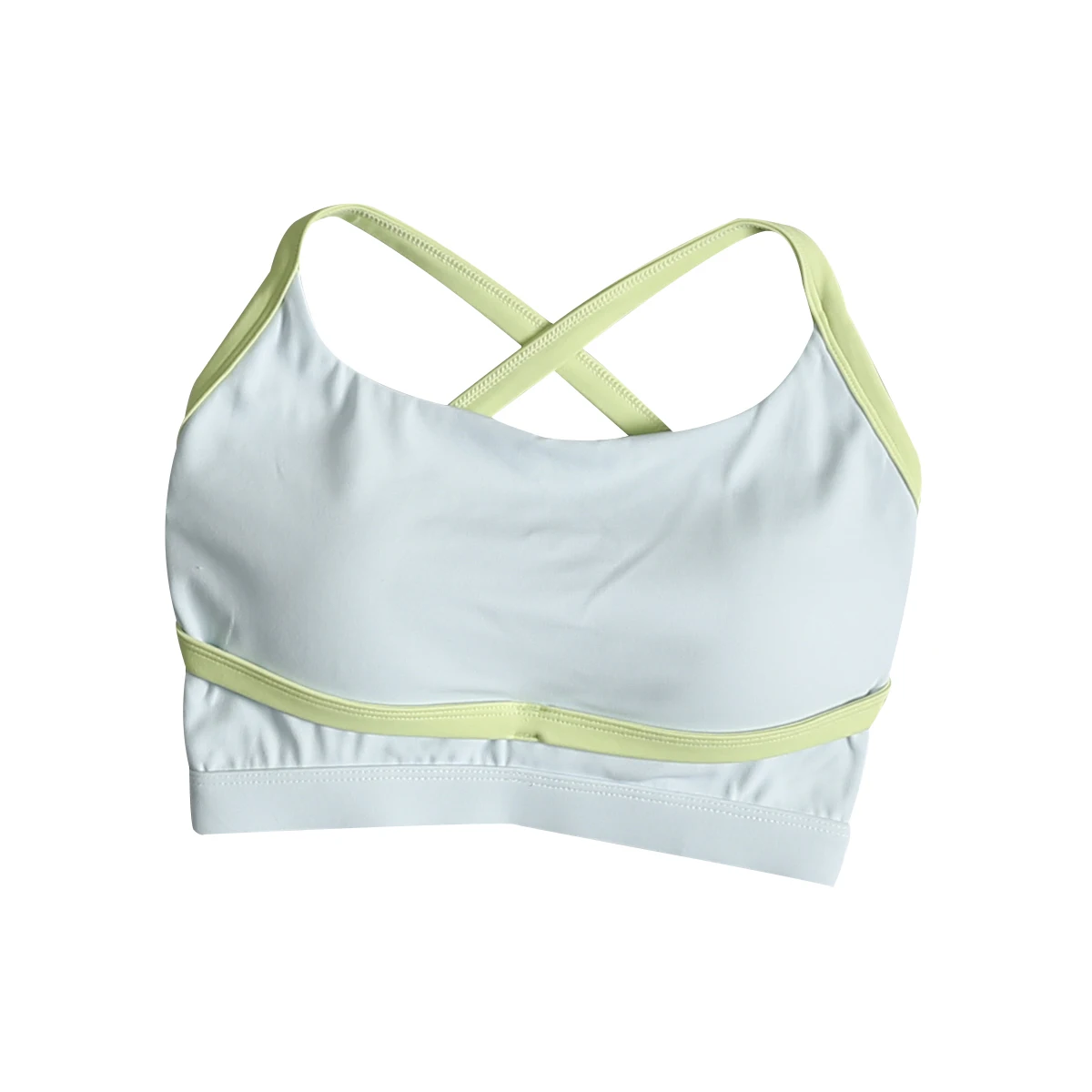 Lencería deportiva de verano para mujer, sujetador de yoga a prueba de golpes para correr de una pieza, chaleco de entrenamiento físico de color contrastante a la moda