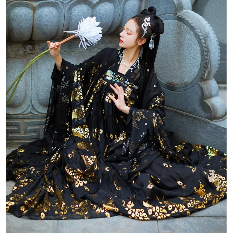 

2023 Peacock Lace Hanfu Dress Woman Gown Set Traditional Chinese Dress Prom Halloween Christmas Gift Fairy China Cosplay