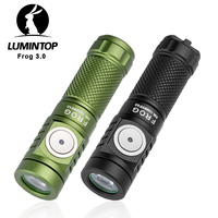 EDC LED Outdoor Flashlight USB C Rechargeable Lamp Camping Lantern Keychain 10280/10750 Li-ion Battery High Power Torch Frog 985