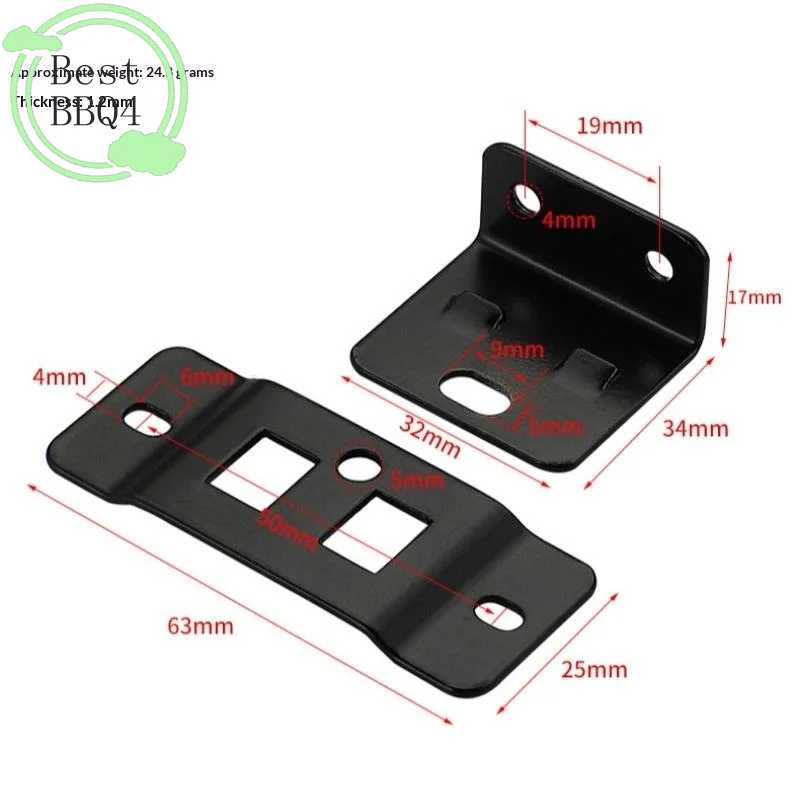 (BBQ4)4Pcs Home Renovation DIY Tool Accessories Fixed Fastener 2-In-1 Insert Furniture Laminate L-Shaped 90 Degree Connector