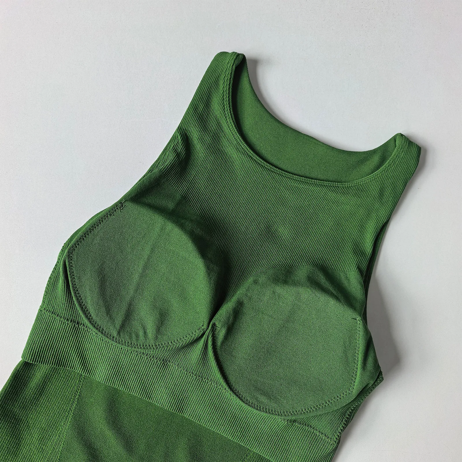 Women Integrated Tank Sports Bra Underarm Shaping Shockproof Running Yoga Top Pilates Training Fitness Vest