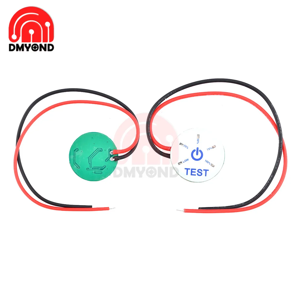 Mini Battery Capacity Indicator Power Level Display 1S 2S 3S 4S 5S 6S Li-ion 12V Lead Acid with Reverse Connection Protection