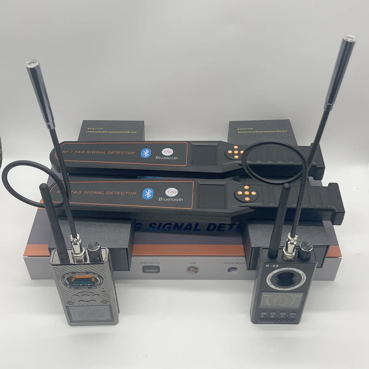 RF/TAG-Signaldetektor, LCD-Display für Echtzeit-Signalstärke im Büro/Geschäft, Anti-Spionage-Gadgets, versteckter Kamera-Finder