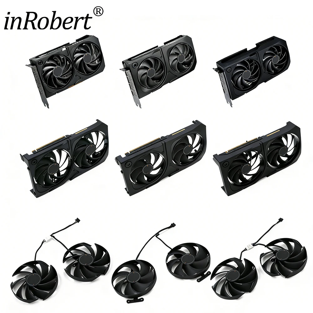 

RTX5050 RTX5060 RTX5060Ti RTX5070 Video Card Fan For ​For MSI RTX 5050 5060 5060Ti 5070 SHADOW 2X Graphics Card Fan