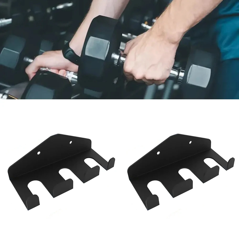 Wall Mounted For Barbell Holder Rack Space Saving Vertical Storage Hanger For Home Gym Garage Fitness Equipment Tool