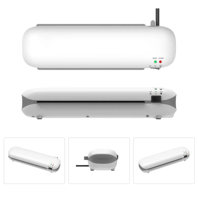 A4 Laminating Machine 9 Inches Thermal Laminator Machine Desktop Hot And Cold Lamination 2 Roller System 230mm Entry Width Quick