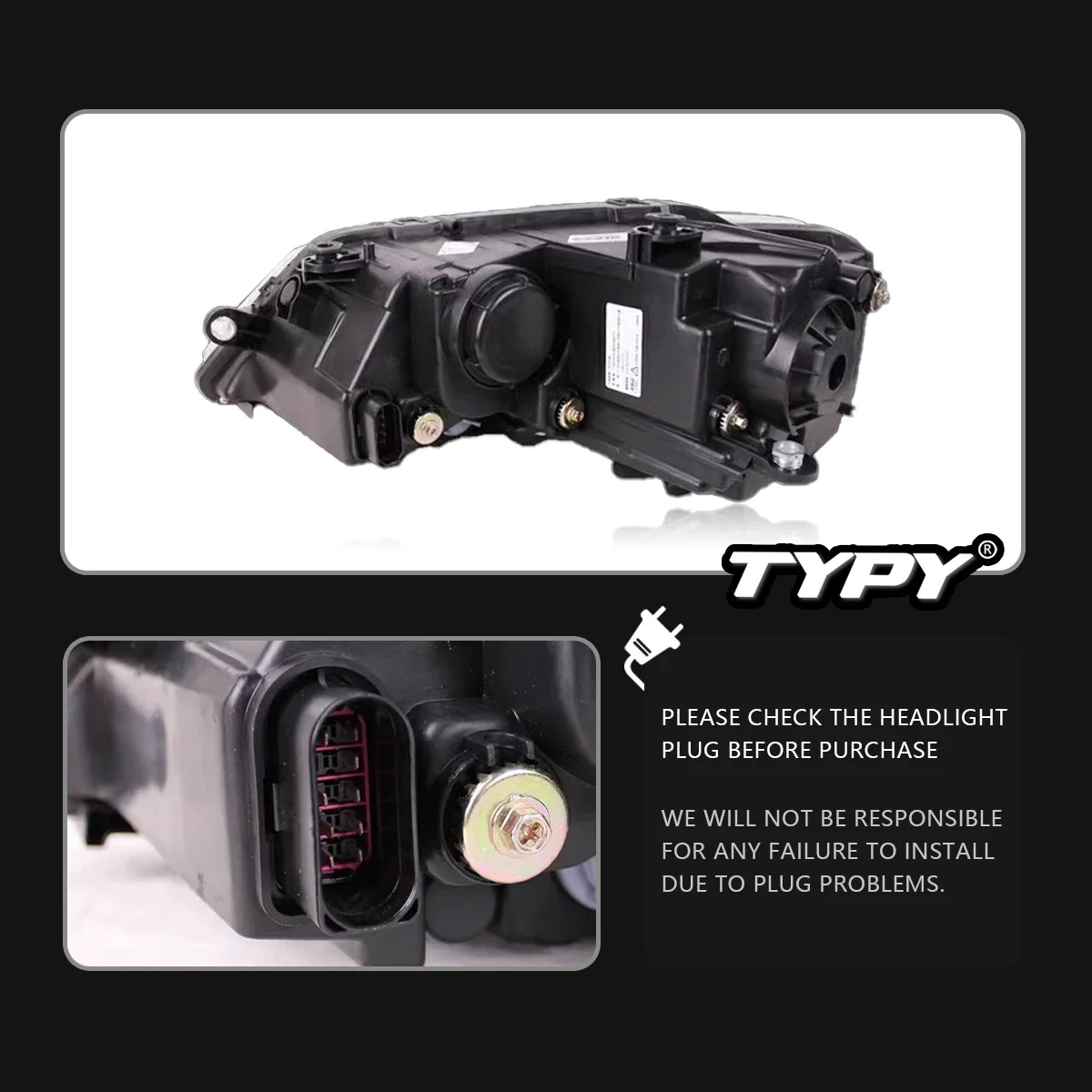 

Фара в сборе, подходящая для VW Volkswagen Jetta 2012-2018, светодиодная передняя фара с последовательным указателем поворота, фара Plug-n-Play