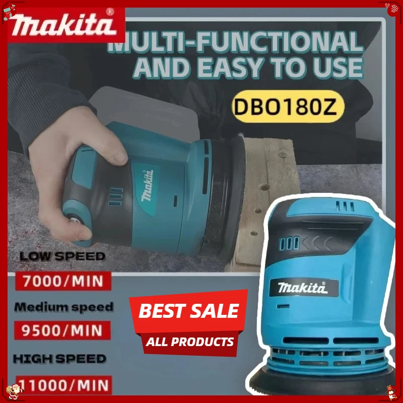 

Makita DBO180Z Brushless Cordless Rechargeable Disc Random Orbital Sander Woodworking Sanding Putty Polishing Bare Tool