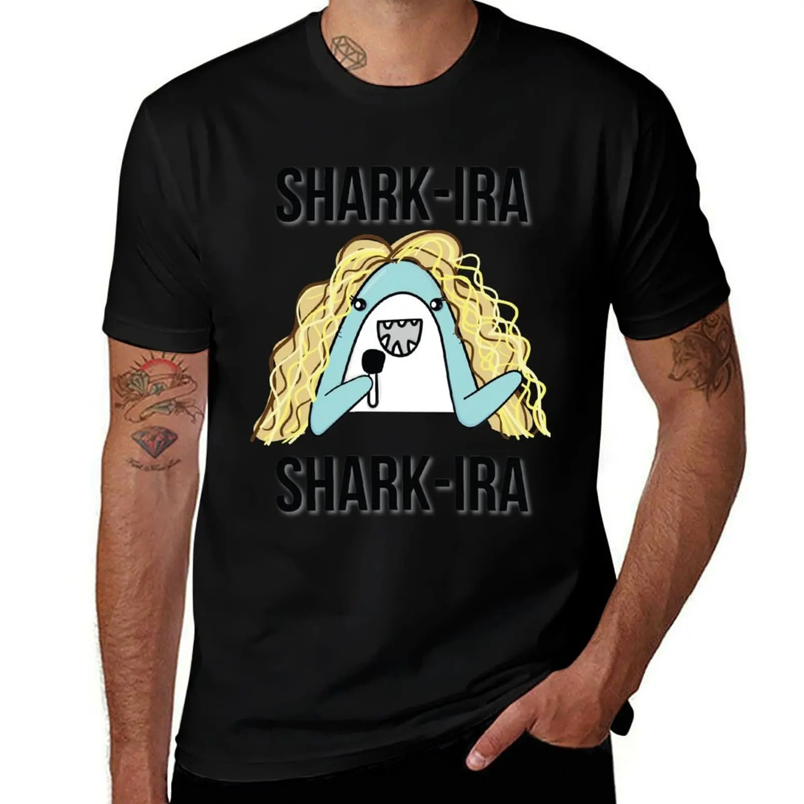 

Shark-Ira Shark-Ira T-Shirt t shirts for man pack white funny t shirts dark humor t shirts cotton 100% T-shirt