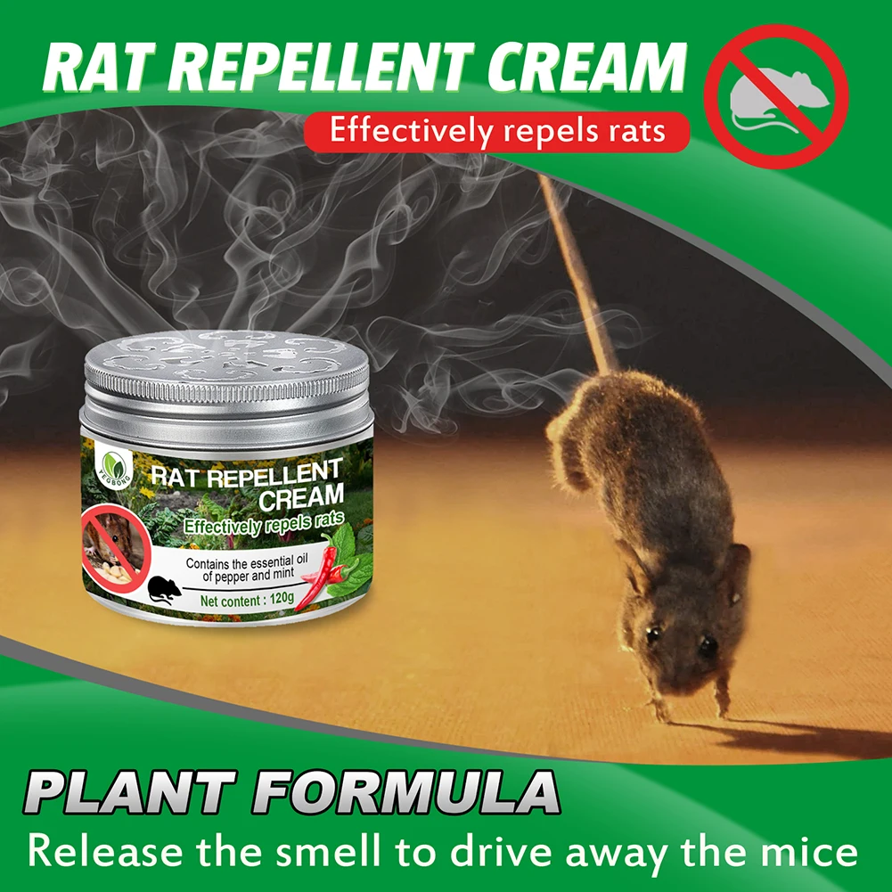 Rat Repellent Gel Deratization Cream Rodent Repellent House Pest Control Outdoor Pest Control Rodent Mice Repeller