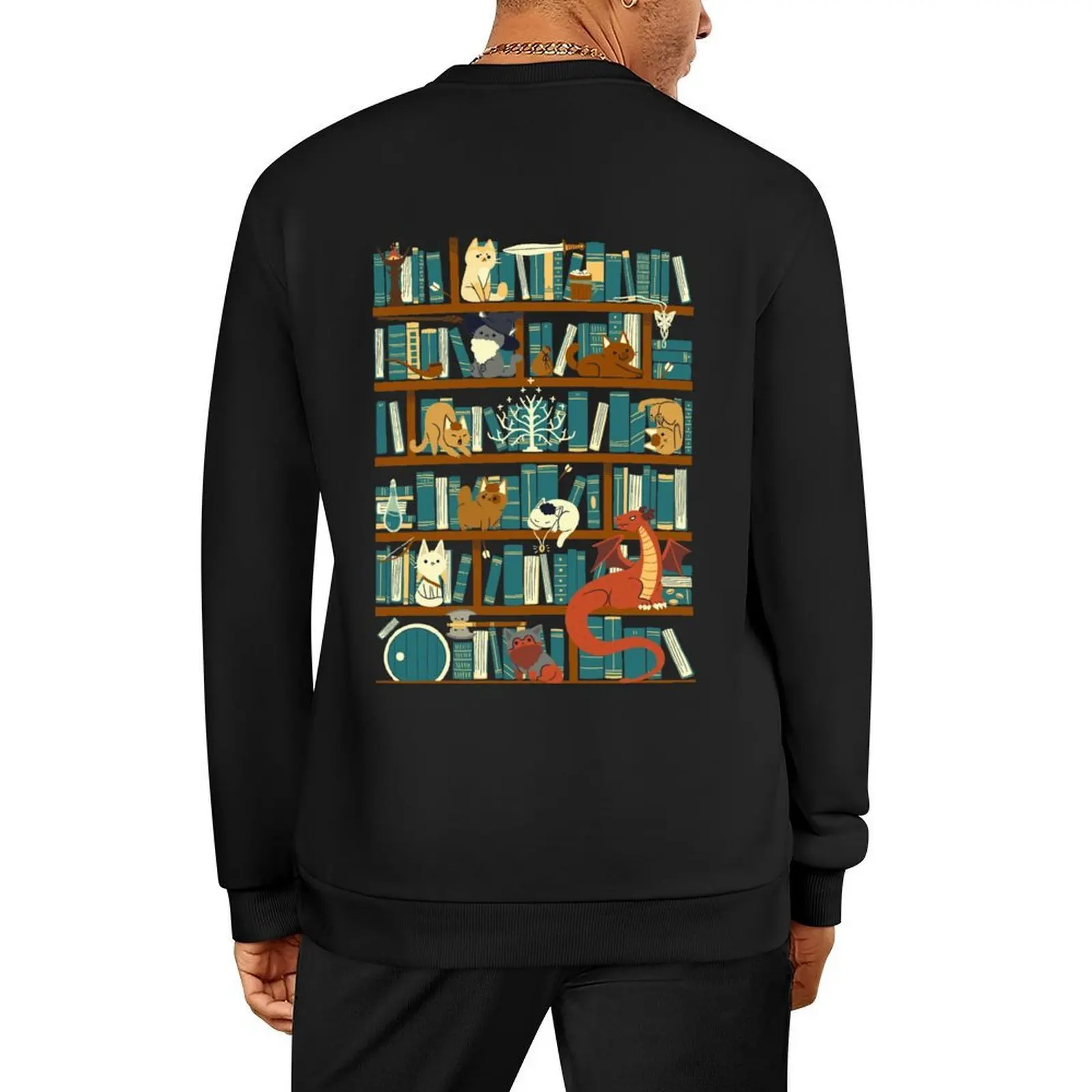 

Library of the Ring Pullover blouse men clothing anime clothes anime clothing new sweatshirts
