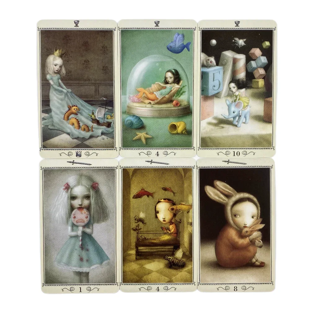 Nicoletta Ceccoli Tarot Cards A 78 Deck Oracle English Visions Divination Edition Borad Playing Games