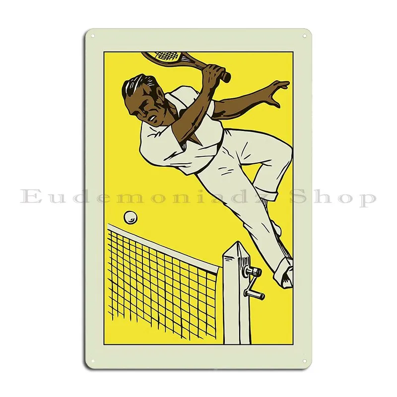 Retro Tennis Championship Ad 1920s Style Metal Plaque Poster Funny Custom Wall Cave Decoration Kitchen Tin Sign Poster