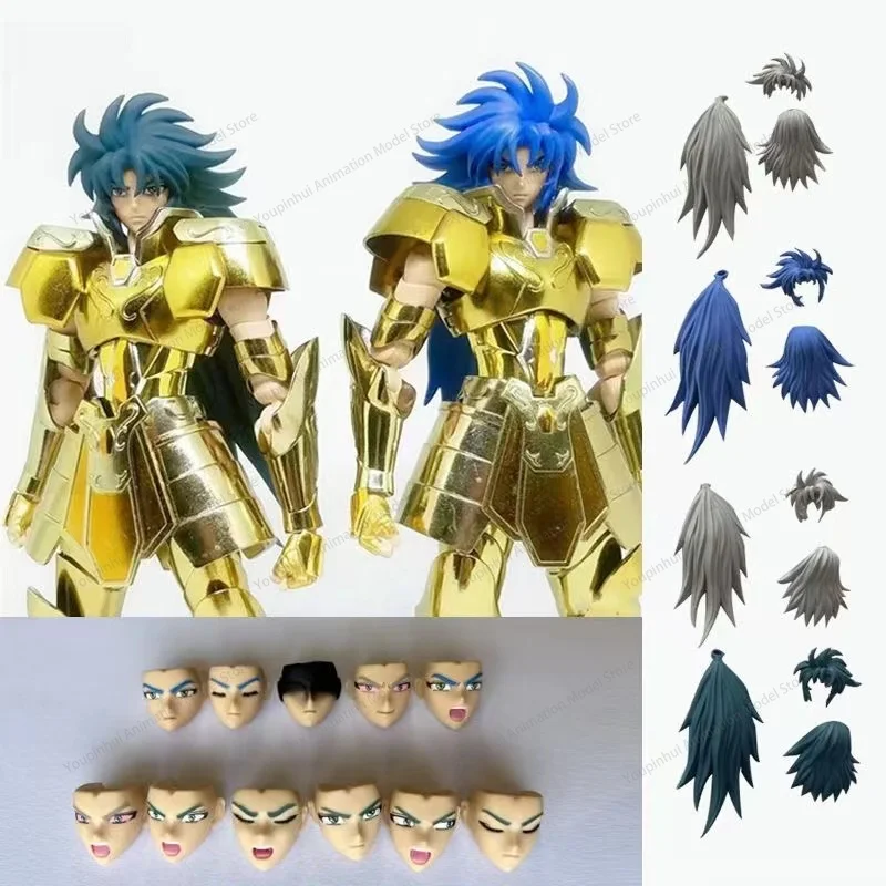 Figura de acción de Saint Seiya Myth Cloth EX Gemini Saga con cabeza de Kanon Gold Knights, juguetes de regalo, modelo de Metal Club/MC