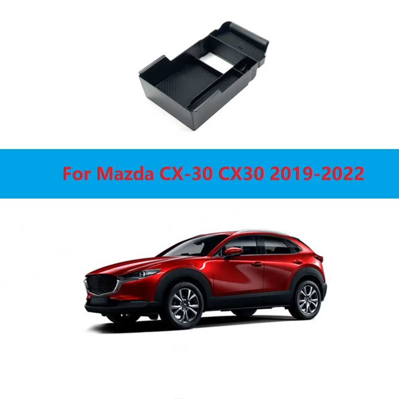 

For Mazda CX-30 CX30 2019-2022 Car Accessories Center Console Armrest Storage Box Organizer Glove Holder Plate Container Tray