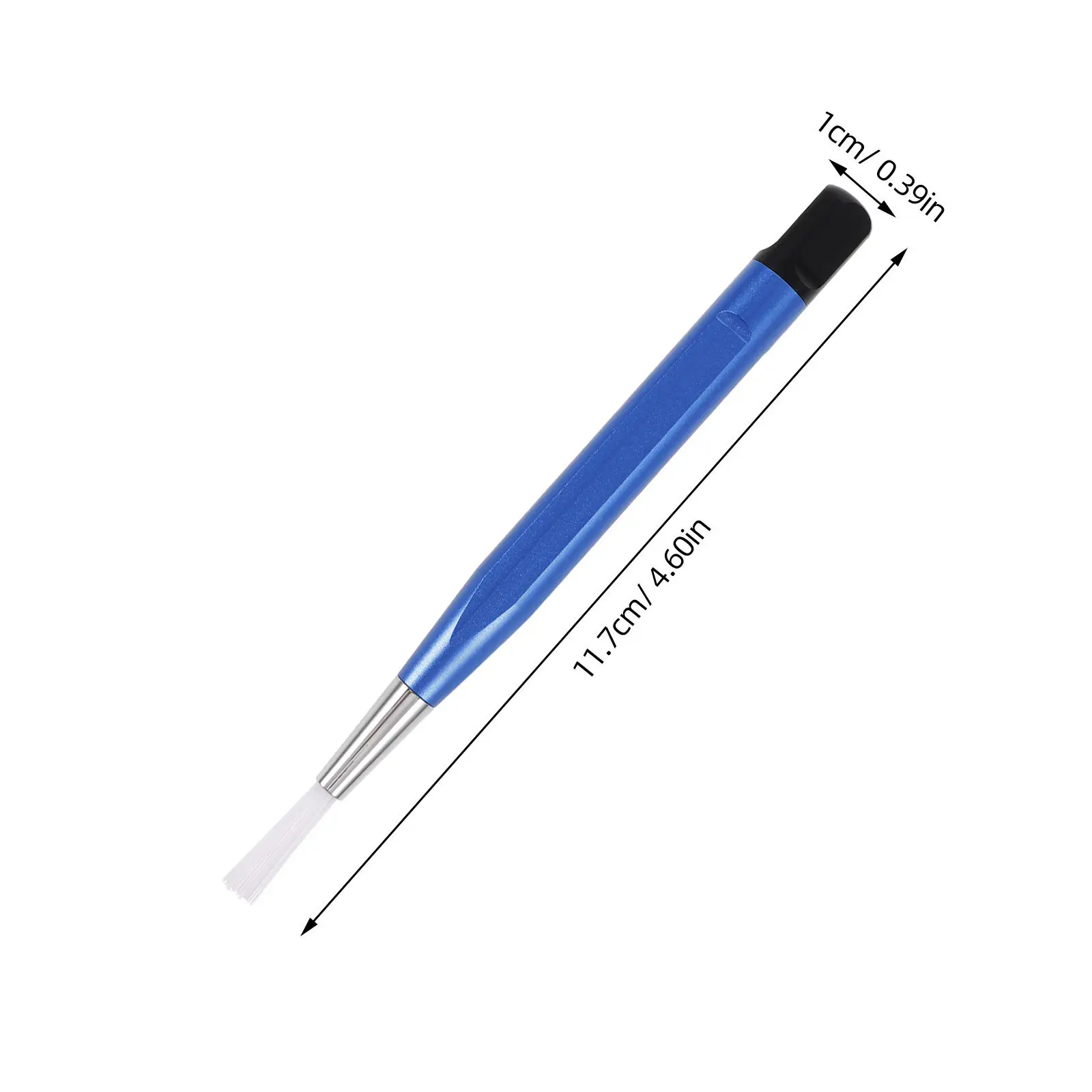 Scratch Brush for Jewelry Watch Coin Cleaning Pen Fiberglass Plastic Compact Lightweight Rust Remover Cleaning Brush