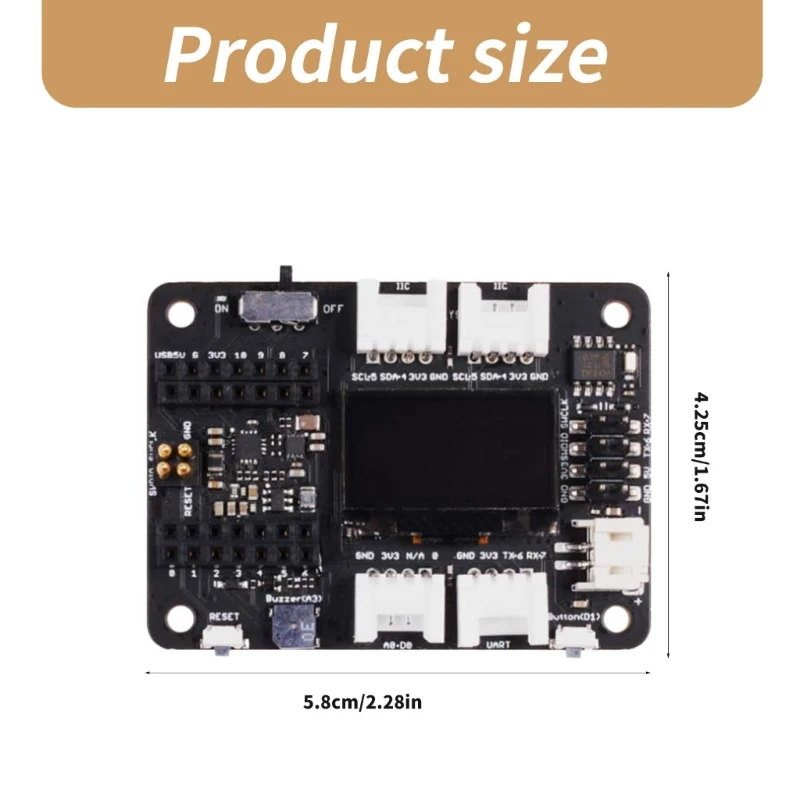 Плата для разработки OLED Basic HAT: легкое прототипирование для RPi