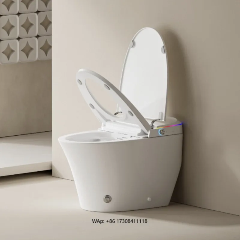 Siphonic Foot Sensation Flushing AI Multifunction Control Bathroom Wc Ceramic Automatic Smart Toilet Bowl for Hotel