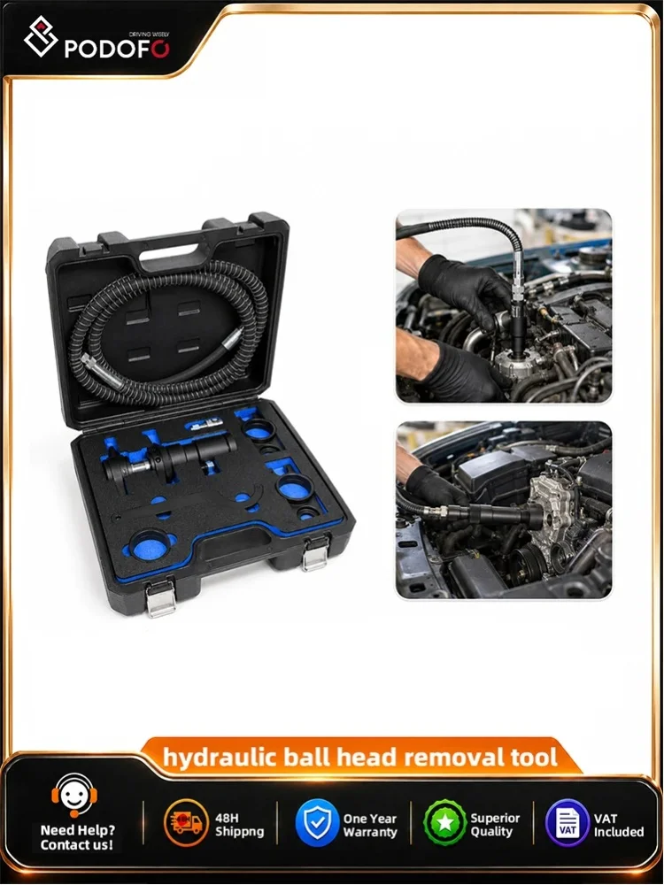 Podofo Hydraulisches Kugelkopf-Entfernungswerkzeug, verstellbares Profi-Werkzeug für Mercedes-Benz, Volkswagen, Audi, Land Rover, Porsche
