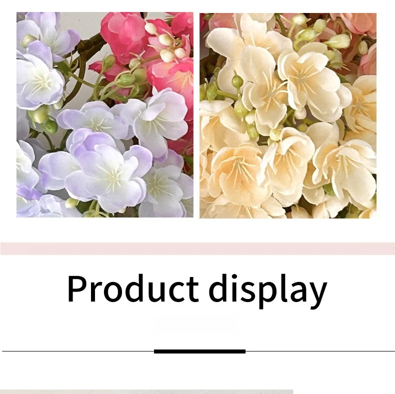 4PC/Bündel Künstliche Jasmin Blumen Bouquet Hochzeit Blume Esstisch Gefälschte Blumen für Home Hotel Frühling Hochzeit Vase Dekor – Detail 5
