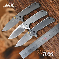 SANRENMU 7056 Pocket Folding Knife Camping Hunting Fishing Outdoor Wilderness Survival Multifunctional Tactical Ecd Tools Knives