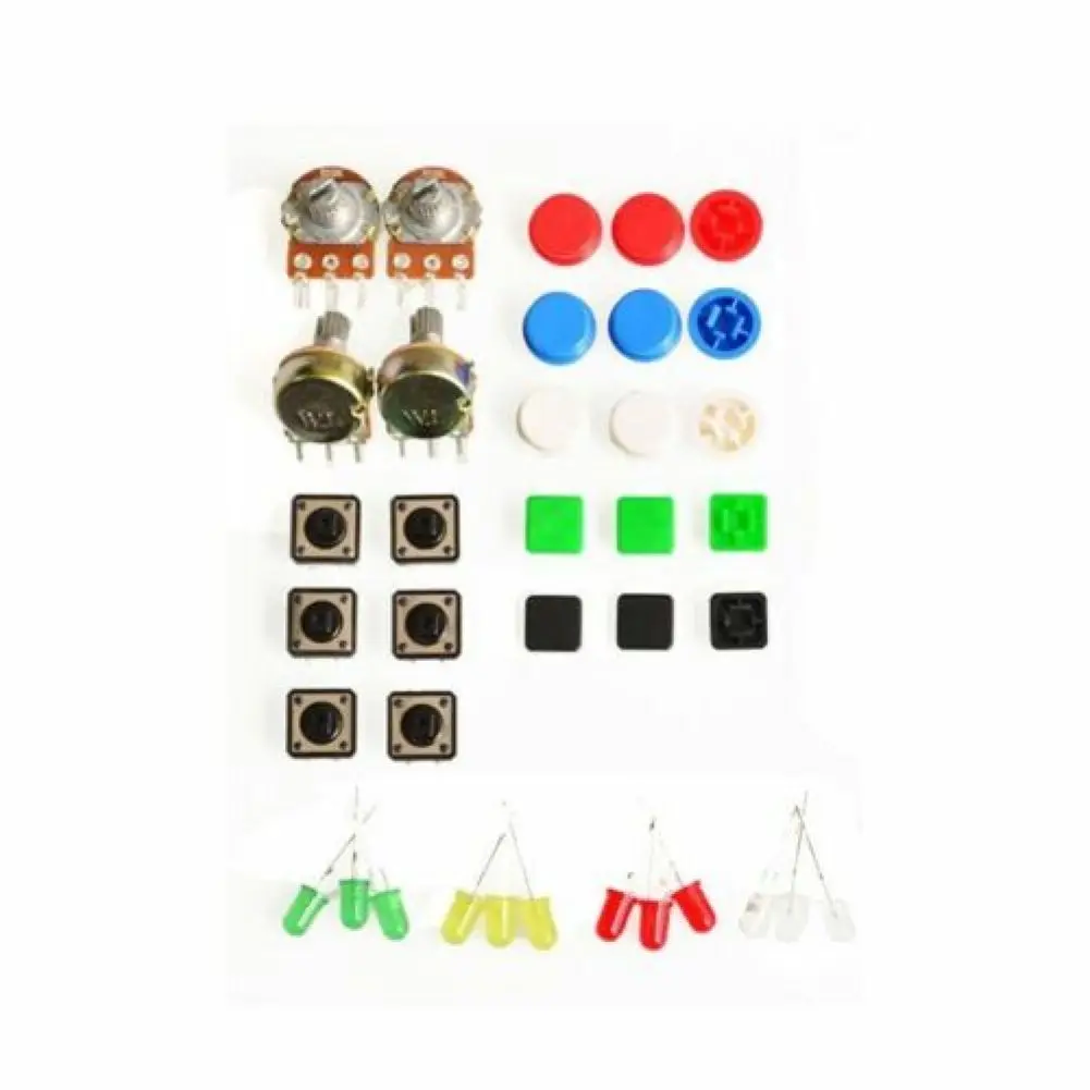 Electronic Parts Pack KIT Starter Kit For UNO R3 Mini Breadboard LED Jumper Wire Button For Arduino Diy Kit School Education Lab
