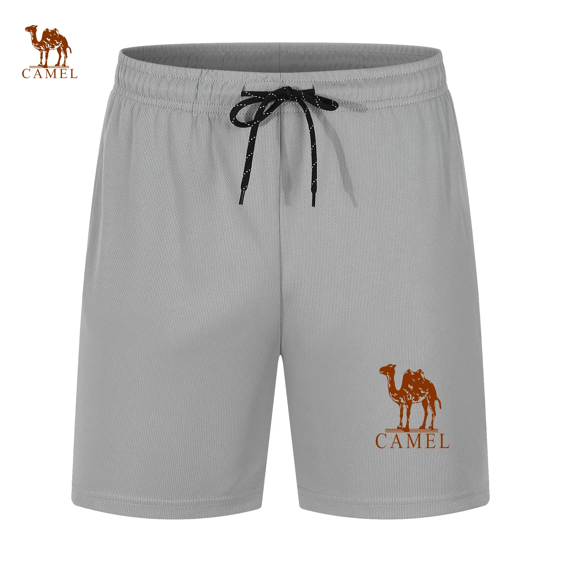 Fashion personality CAMEL shorts showing the trend style  Fashion trend Comfortable soft cool summer shorts men