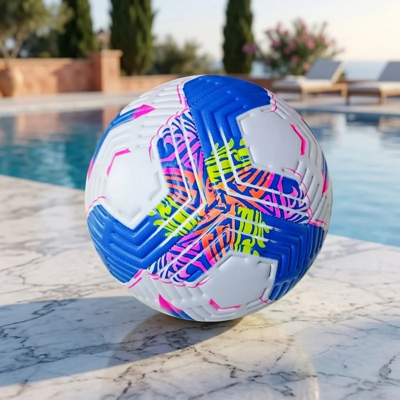 Size 5 PU Embossed Outdoor Soccer Ball, Match Training Practice Ball, Great Holiday Gift