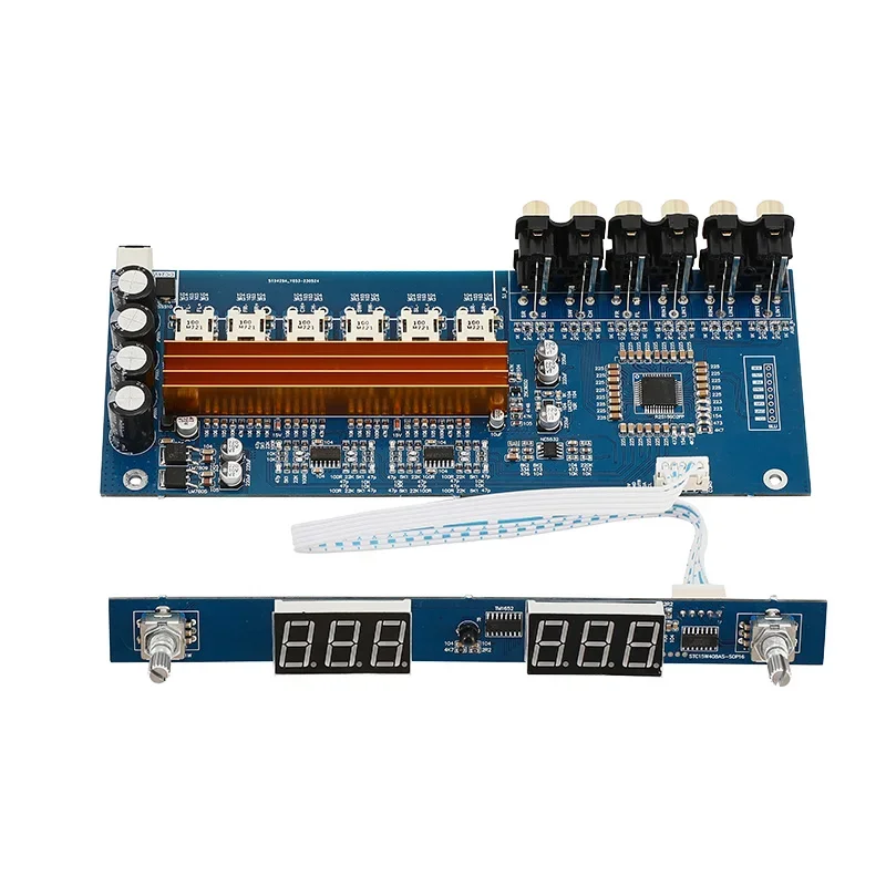 TPA3116 5.1 channel HIFI High power digital remote control volume   amplifier board QCC3034 Bluetooth 5.1APTX