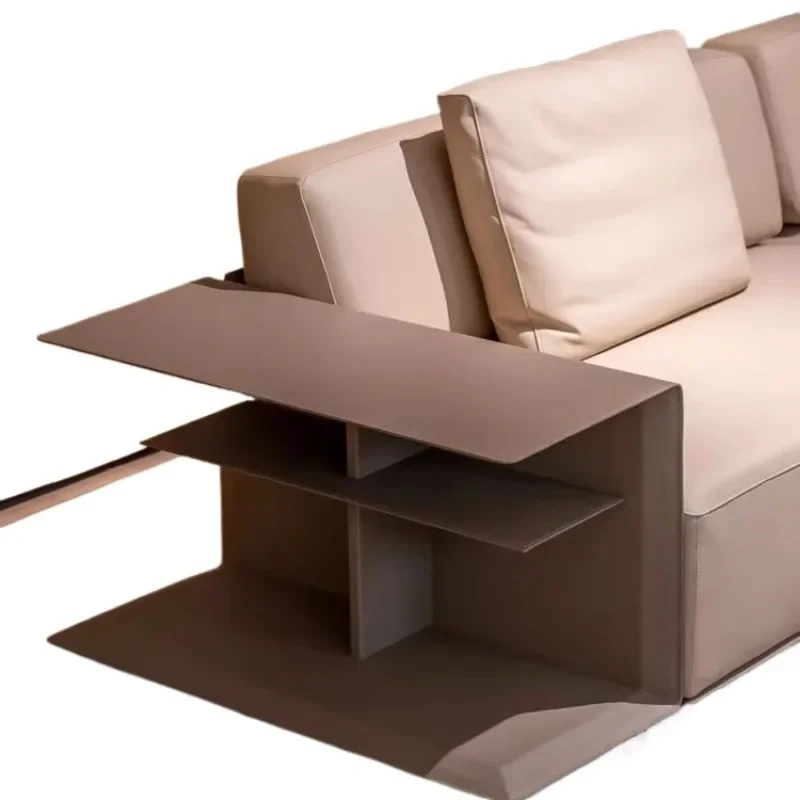

Italian minimalist leather sofa villa large flat floor large apartment living room corner