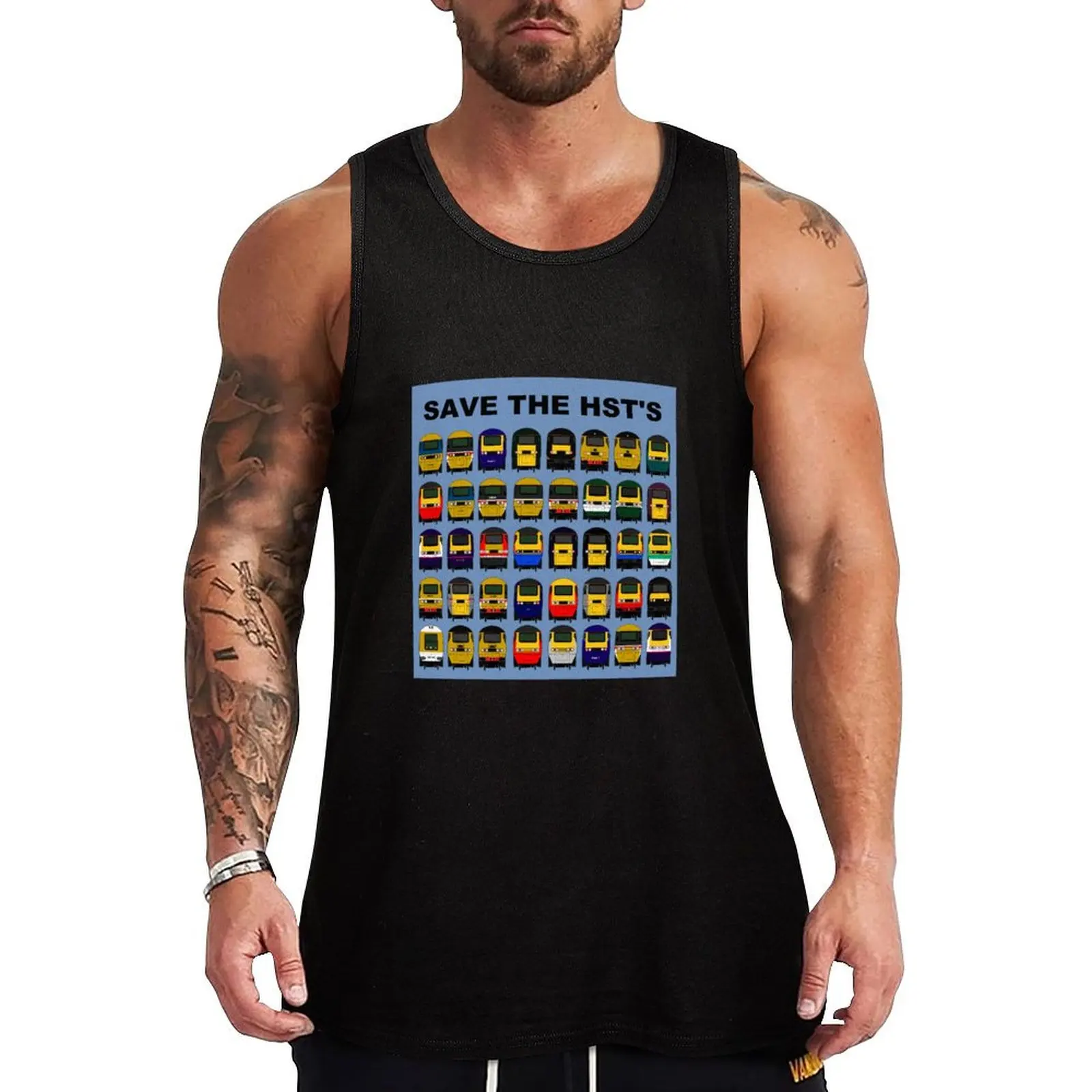 

CLASS 43 HST Tank Top men clothings Men's gym t-shirts