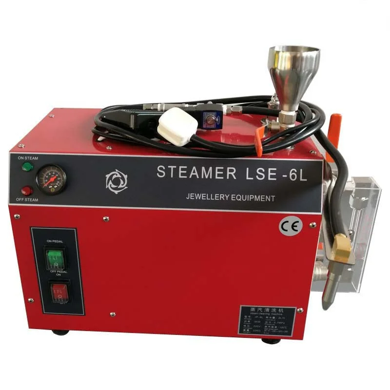 3000W Jewelry Tool Equipment 100℃ 0.6Mpa Jewellers Steamer Machine For Jewelry 6L Jewelry Steam Cleaning Machine Steam Cleaner