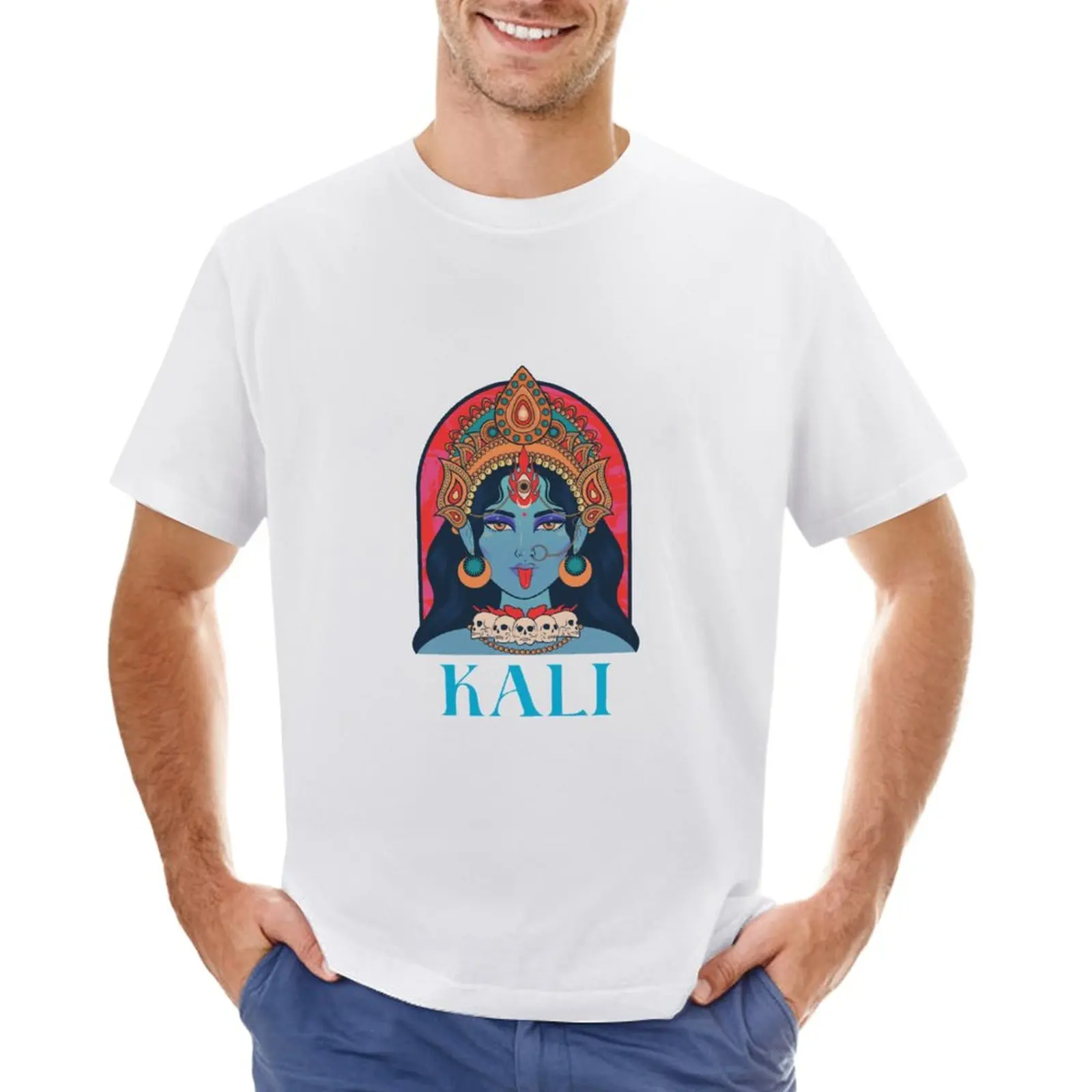 

Футболка Kali III, черные футболки на заказ для мужчин