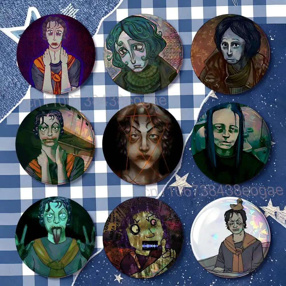 w-wire face from N-NINAH Badges 25 32 44 58 75 mm Round Customizable Wholesale Fan goods Self-made fan freebies